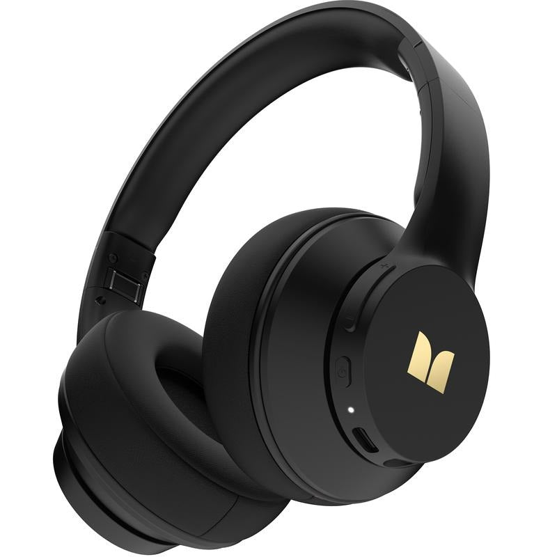 Monster Mission 100 Wireless Over Ear Headphones, Bluetooth 5.4, Deep Bass & 40H Playtime