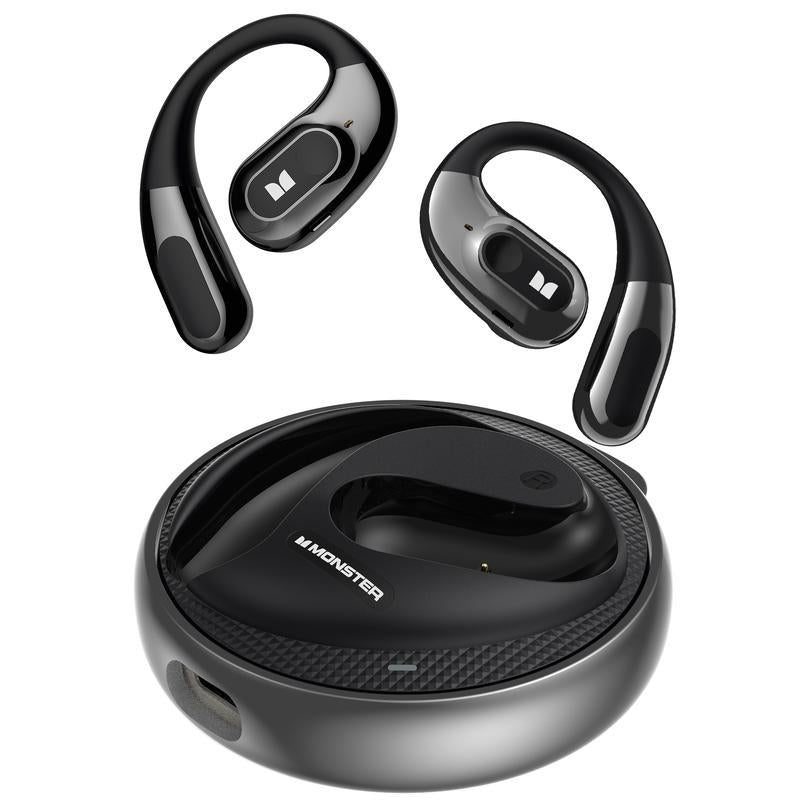 Monster AC330 Open-Ear Wireless Earbuds - Bluetooth 5.4 with 24H Playtime