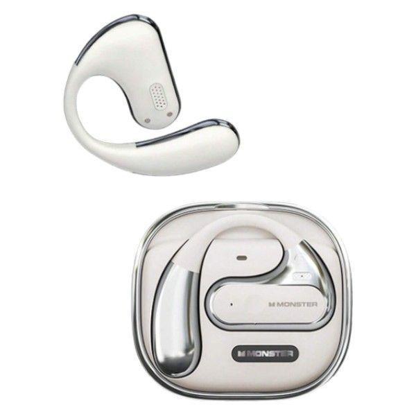 Monster AC320 Open-Ear Wireless Earbuds - Bluetooth 6.0 Headphones with Deep Bass